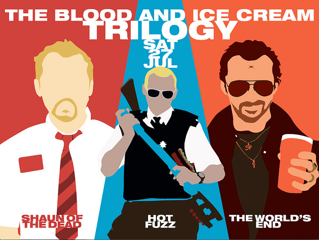 Picturehouse Cinemas / Trilogy screenings of Shaun of the Dead, Hot Fuzz and The World's End on 27th July